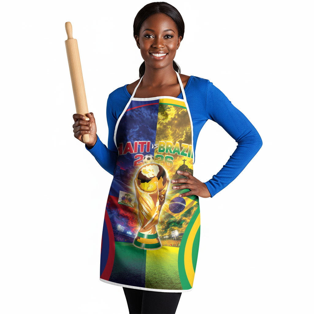 Brazil Haiti 2026 World Football Apron Go For Glory