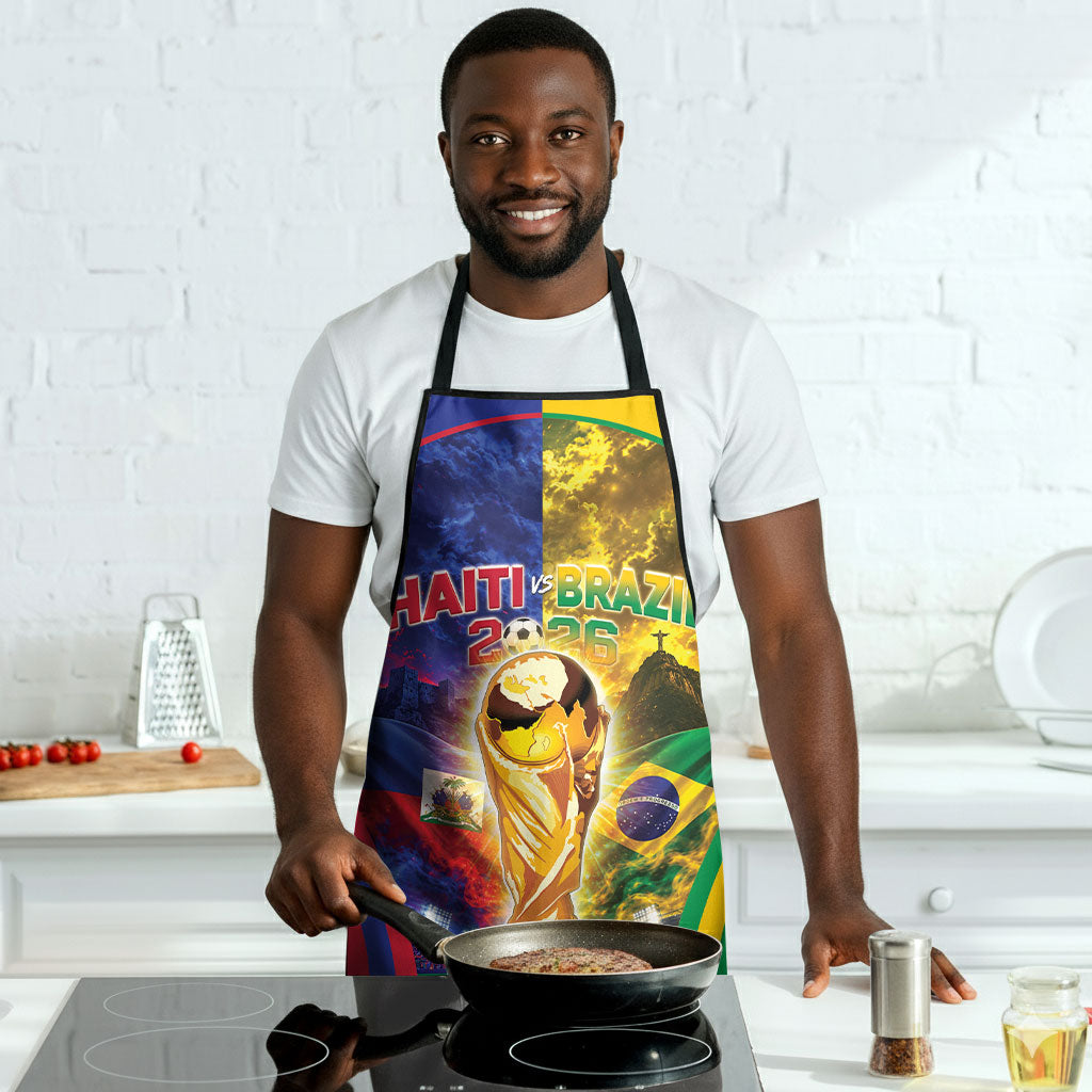 Brazil Haiti 2026 World Football Apron Go For Glory