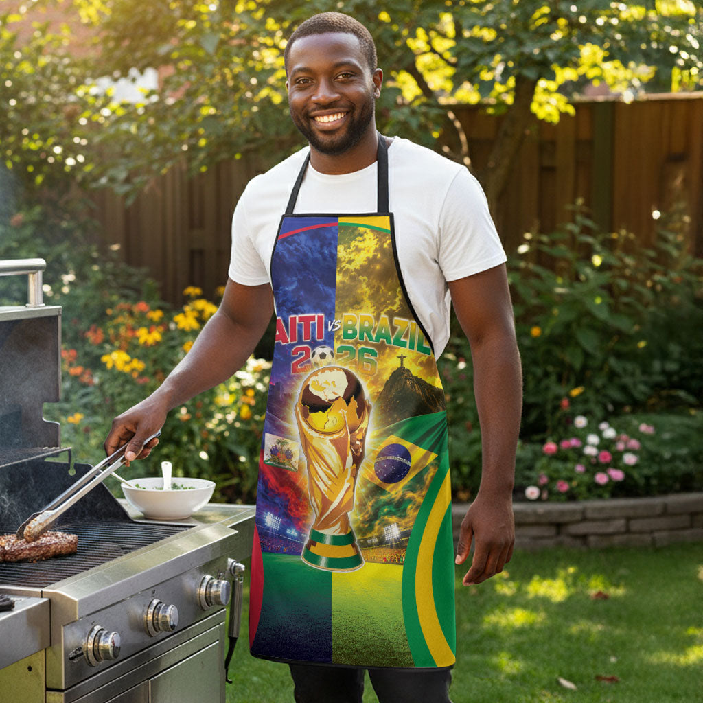 Brazil Haiti 2026 World Football Apron Go For Glory