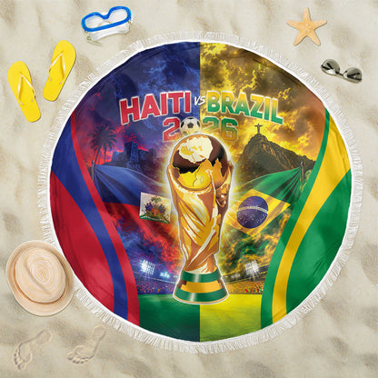 Brazil Haiti 2026 World Football Beach Blanket Go For Glory