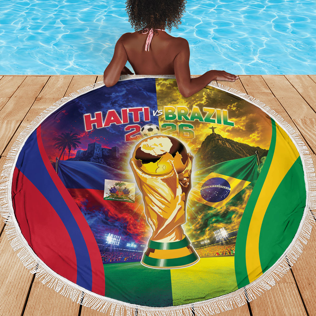 Brazil Haiti 2026 World Football Beach Blanket Go For Glory