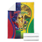 Brazil Haiti 2026 World Football Blanket Go For Glory