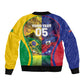 Custom Brazil Haiti 2026 World Football Bomber Jacket Go For Glory