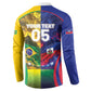 Custom Brazil Haiti 2026 World Football Button Sweatshirt Go For Glory