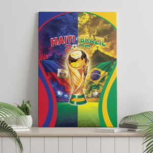 Brazil Haiti 2026 World Football Canvas Wall Art Go For Glory