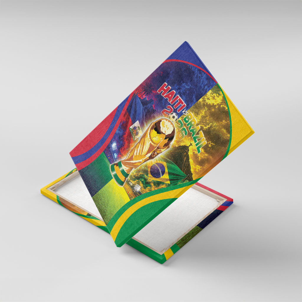 Brazil Haiti 2026 World Football Canvas Wall Art Go For Glory