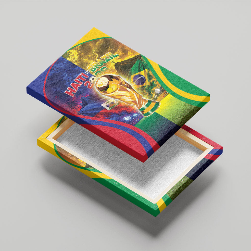 Brazil Haiti 2026 World Football Canvas Wall Art Go For Glory