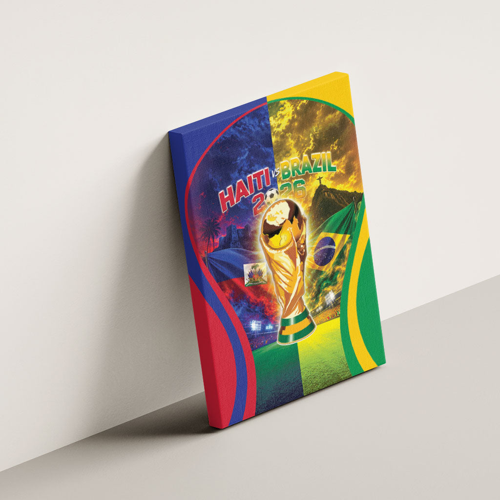 Brazil Haiti 2026 World Football Canvas Wall Art Go For Glory