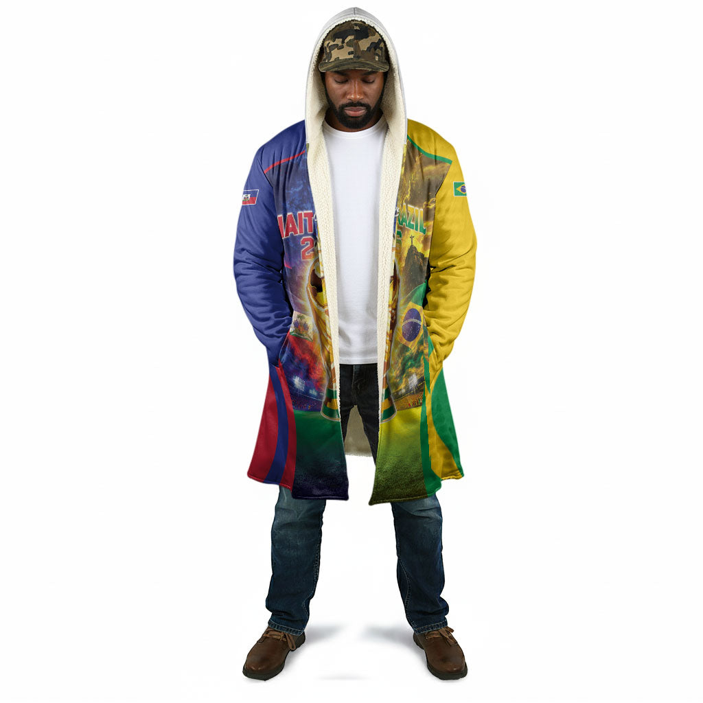 Custom Brazil Haiti 2026 World Football Cloak Go For Glory