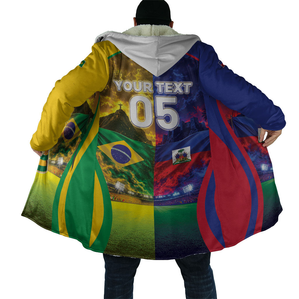 Custom Brazil Haiti 2026 World Football Cloak Go For Glory