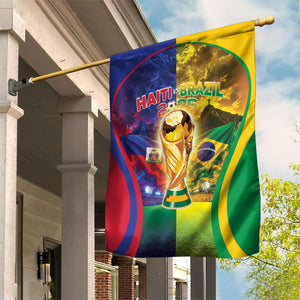 Brazil Haiti 2026 World Football Garden Flag Go For Glory
