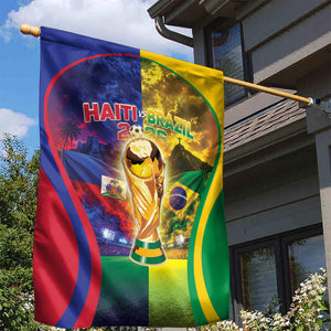 Brazil Haiti 2026 World Football Garden Flag Go For Glory