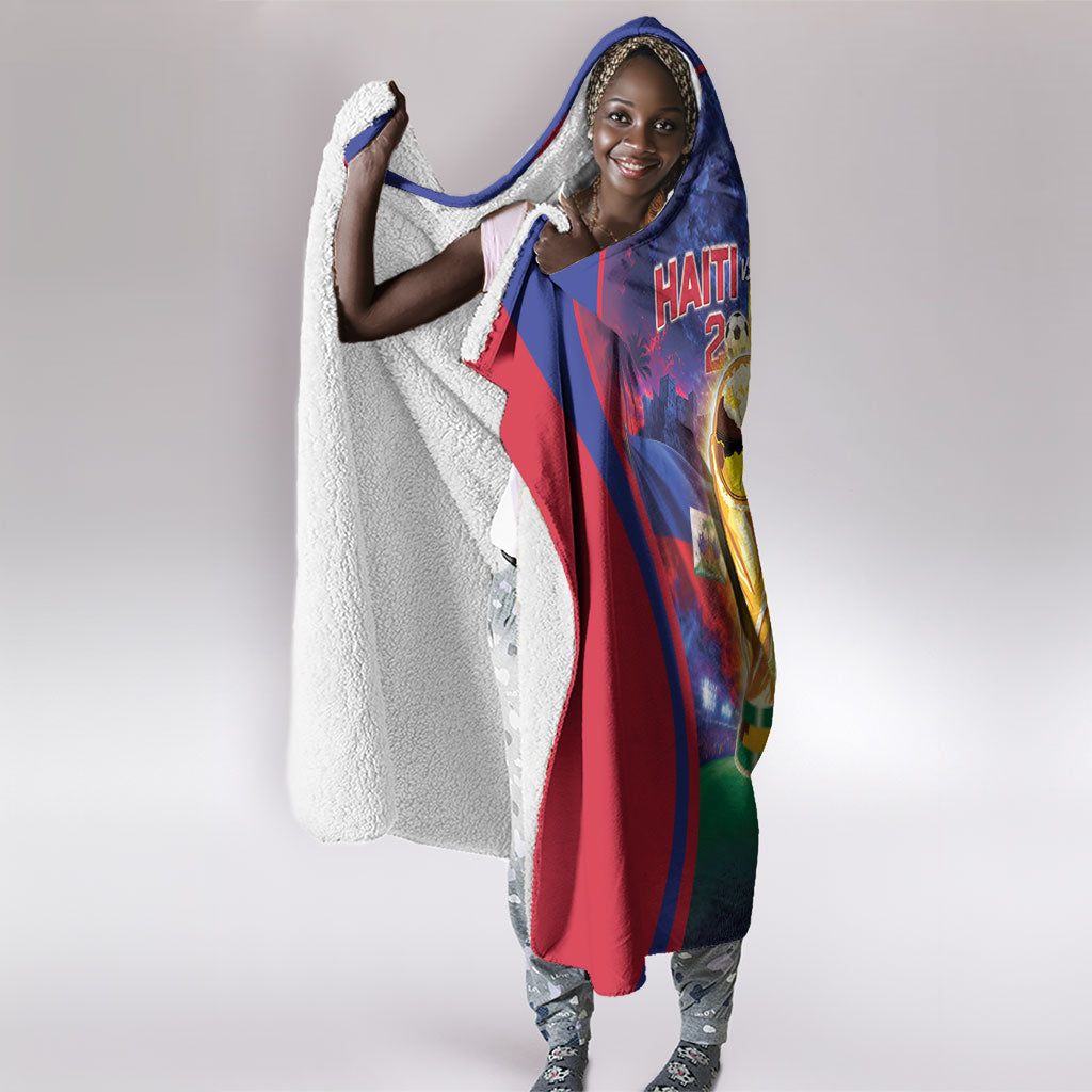 Brazil Haiti 2026 World Football Hooded Blanket Go For Glory