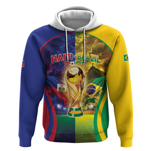 Custom Brazil Haiti 2026 World Football Hoodie Go For Glory