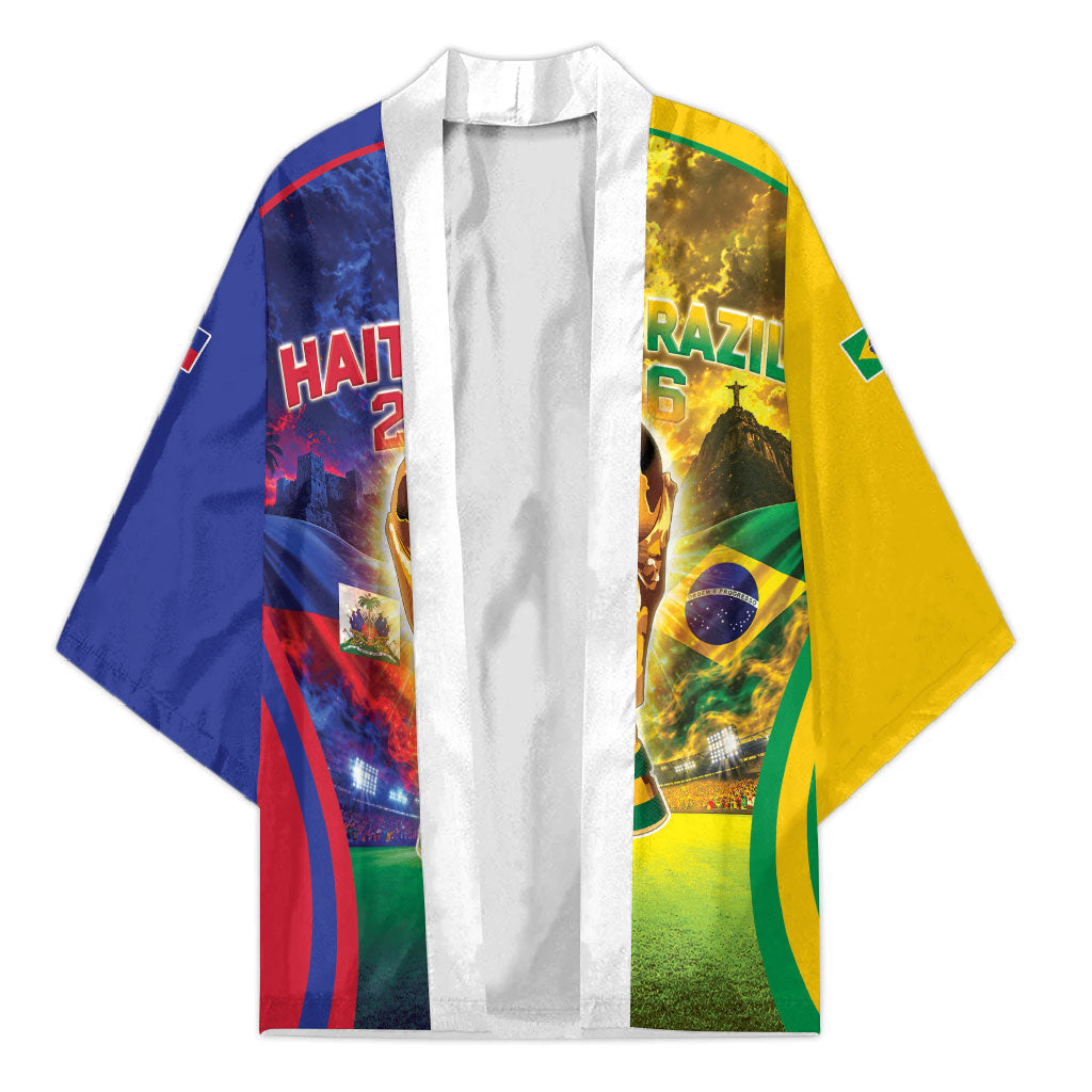 Custom Brazil Haiti 2026 World Football Kimono Go For Glory