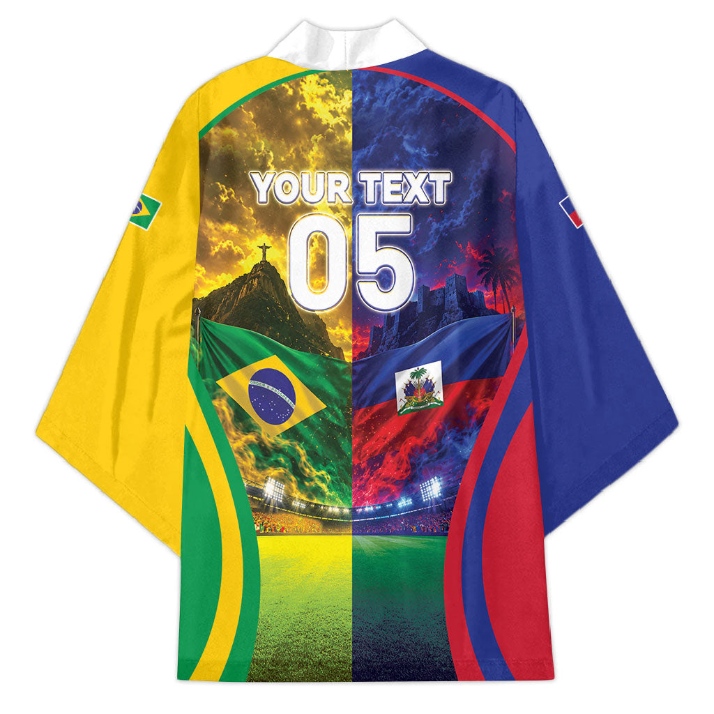 Custom Brazil Haiti 2026 World Football Kimono Go For Glory