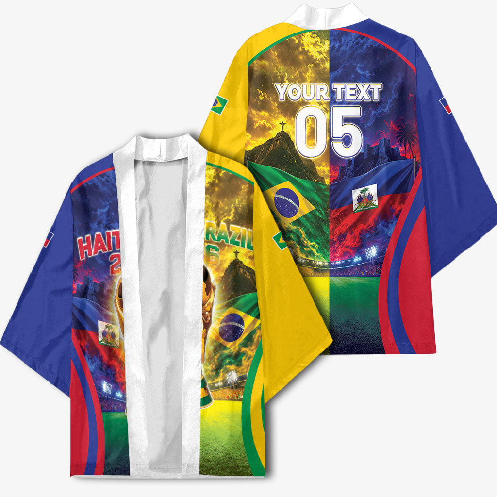 Custom Brazil Haiti 2026 World Football Kimono Go For Glory