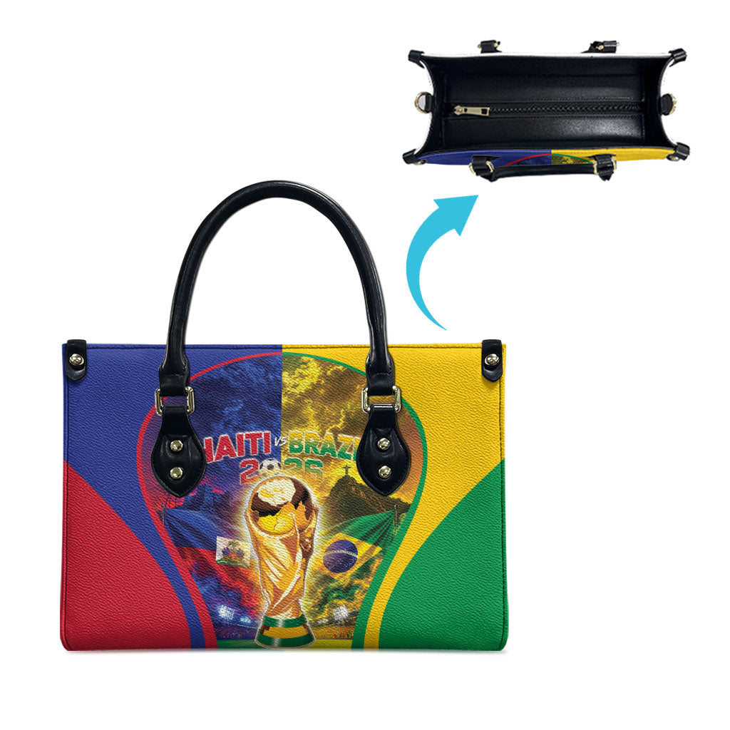 Brazil Haiti 2026 World Football Leather Bag Go For Glory