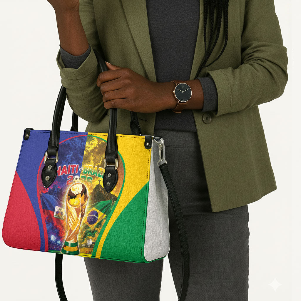 Brazil Haiti 2026 World Football Leather Bag Go For Glory