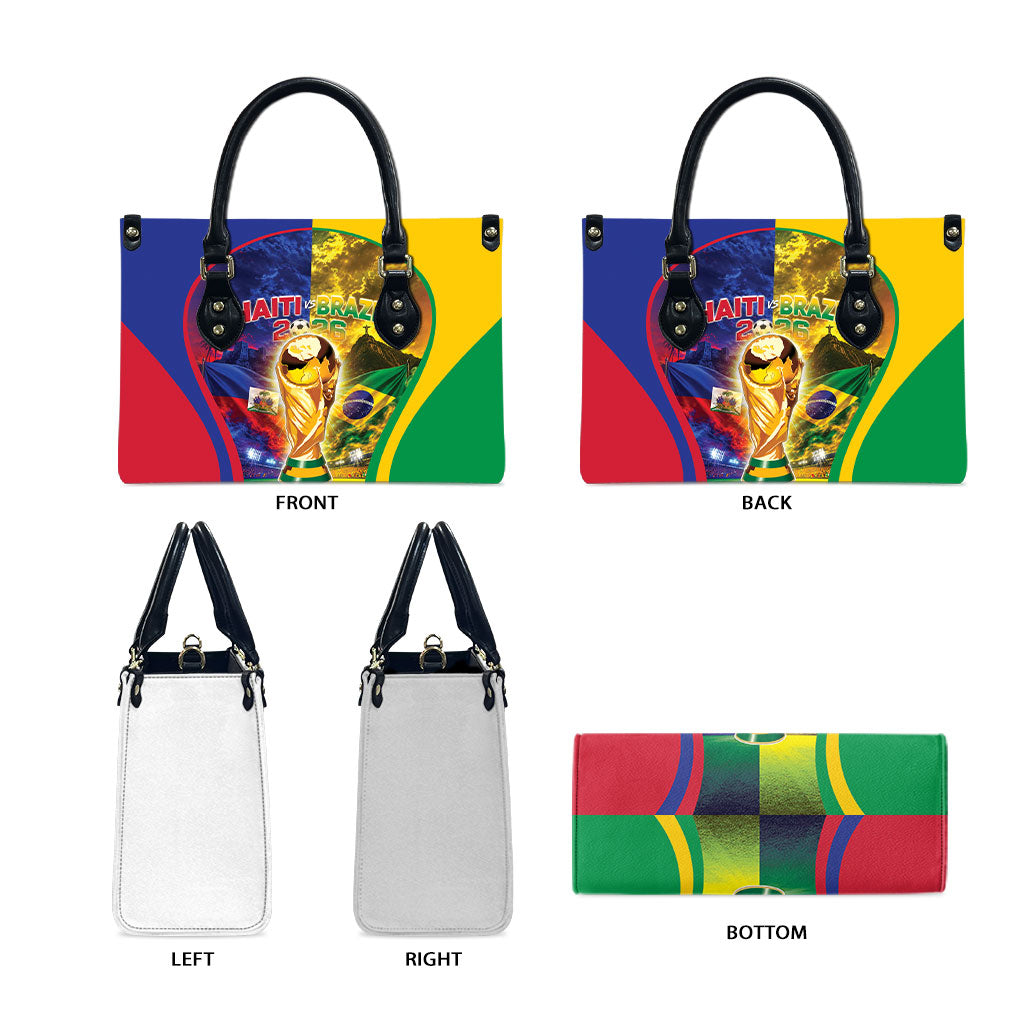 Brazil Haiti 2026 World Football Leather Bag Go For Glory