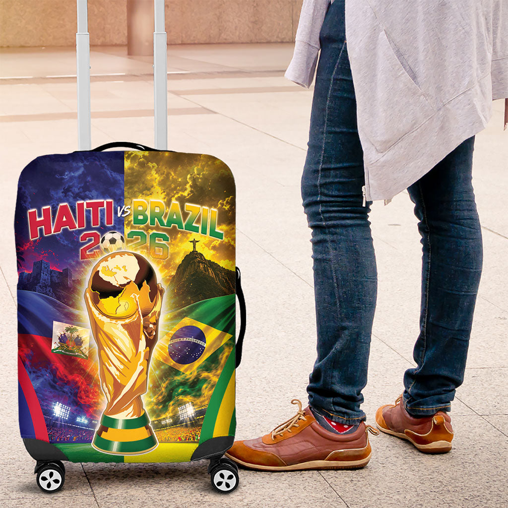 Brazil Haiti 2026 World Football Luggage Cover Go For Glory