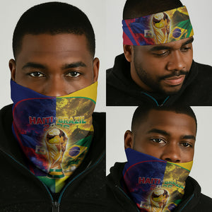 Brazil Haiti 2026 World Football Neck Gaiter Go For Glory