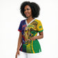 Custom Brazil Haiti 2026 World Football Scrub Top Go For Glory