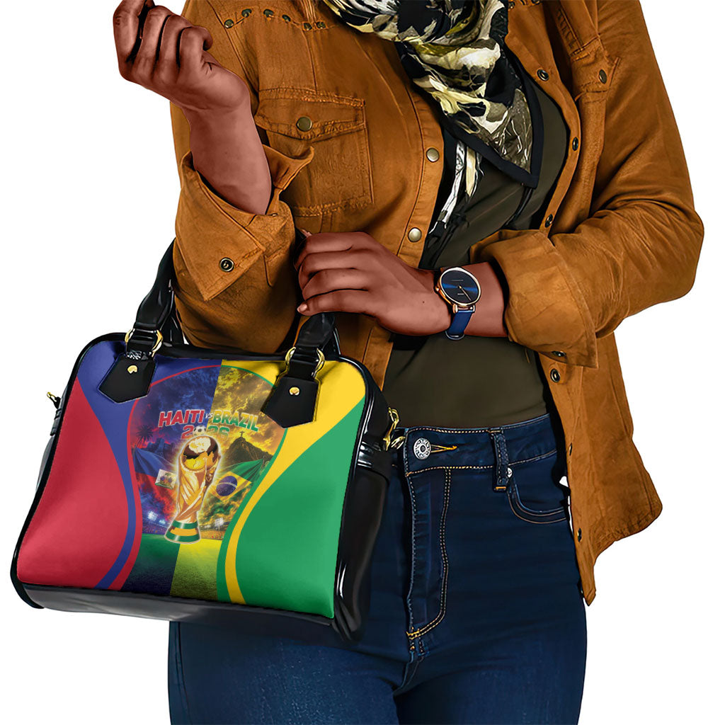 Brazil Haiti 2026 World Football Shoulder Handbag Go For Glory