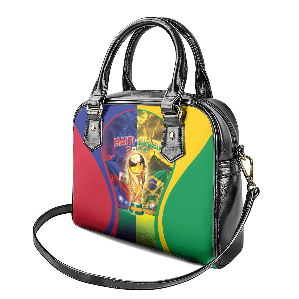 Brazil Haiti 2026 World Football Shoulder Handbag Go For Glory