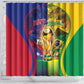 Brazil Haiti 2026 World Football Shower Curtain Go For Glory