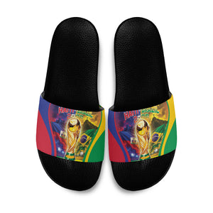 Brazil Haiti 2026 World Football Slide Sandals Go For Glory