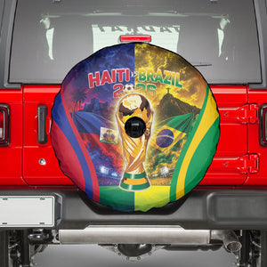 Brazil Haiti 2026 World Football Spare Tire Cover Go For Glory