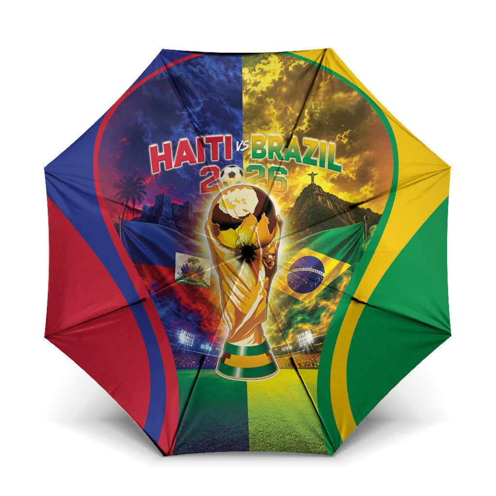 Brazil Haiti 2026 World Football Umbrella Go For Glory