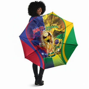 Brazil Haiti 2026 World Football Umbrella Go For Glory