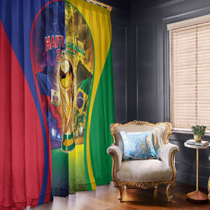 Brazil Haiti 2026 World Football Window Curtain Go For Glory