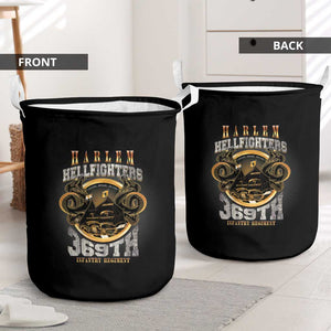 Never Forget Harlem Hellfighters Laundry Basket Strength Courage And Glory