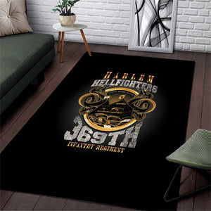 Never Forget Harlem Hellfighters Area Rug Strength Courage And Glory