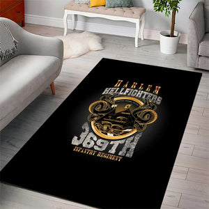 Never Forget Harlem Hellfighters Area Rug Strength Courage And Glory