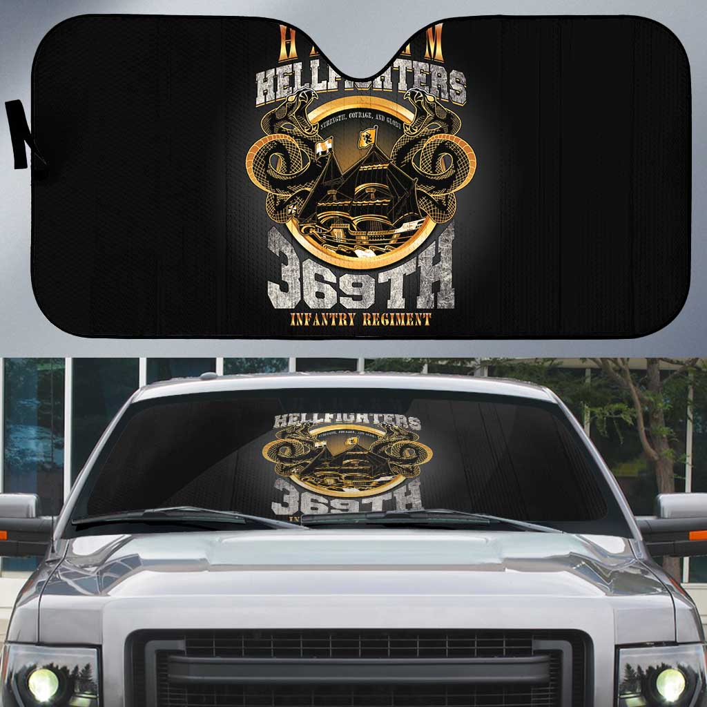 Never Forget Harlem Hellfighters Auto Sun Shade Strength Courage And Glory