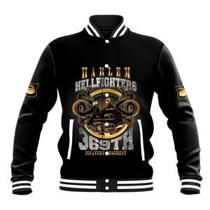 Never Forget Harlem Hellfighters Baseball Jacket Strength Courage And Glory