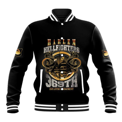 Never Forget Harlem Hellfighters Baseball Jacket Strength Courage And Glory