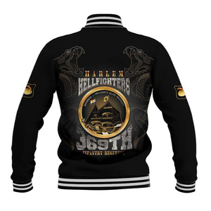 Never Forget Harlem Hellfighters Baseball Jacket Strength Courage And Glory
