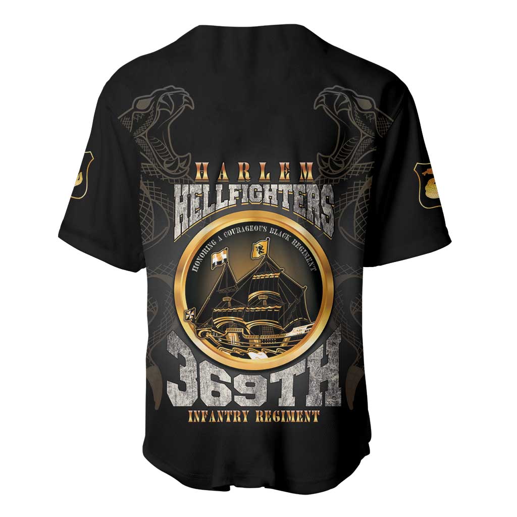 Never Forget Harlem Hellfighters Baseball Jersey Strength Courage And Glory