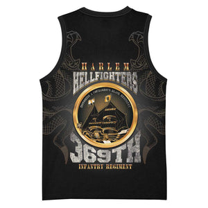 Never Forget Harlem Hellfighters Basketball Jersey Strength Courage And Glory