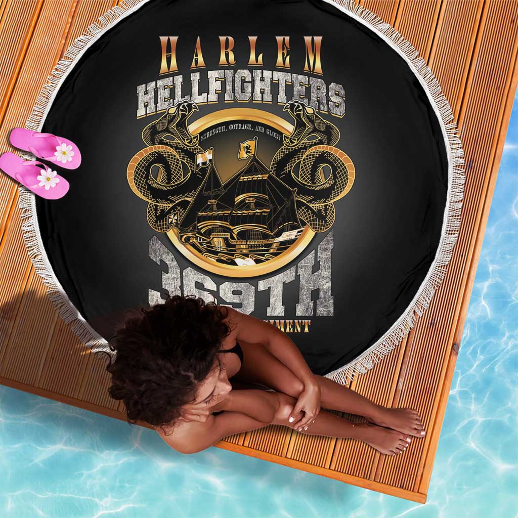 Never Forget Harlem Hellfighters Beach Blanket Strength Courage And Glory