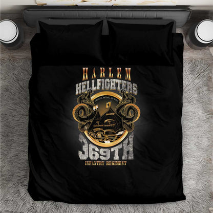 Never Forget Harlem Hellfighters Bedding Set Strength Courage And Glory