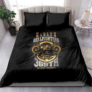 Never Forget Harlem Hellfighters Bedding Set Strength Courage And Glory