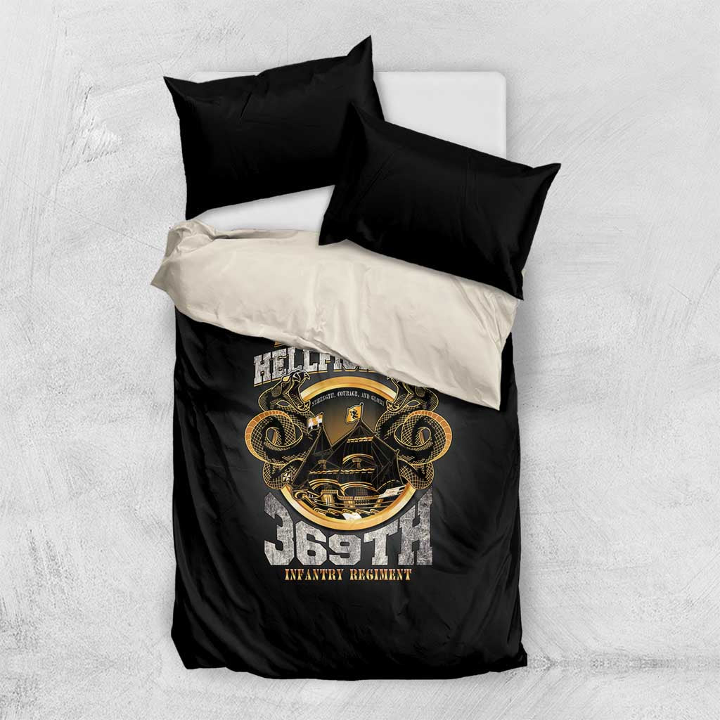Never Forget Harlem Hellfighters Bedding Set Strength Courage And Glory