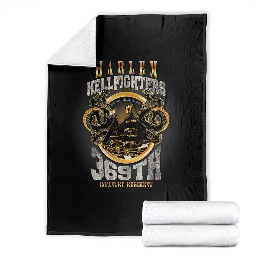 Never Forget Harlem Hellfighters Blanket Strength Courage And Glory