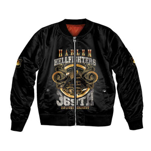 Never Forget Harlem Hellfighters Bomber Jacket Strength Courage And Glory